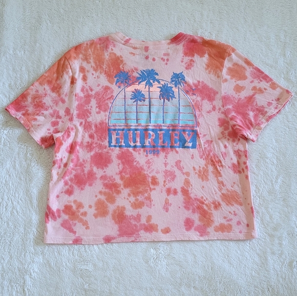 Hurley🌊 Tie Dye Cropped Tee👕 - NWT - Picture 11 of 11